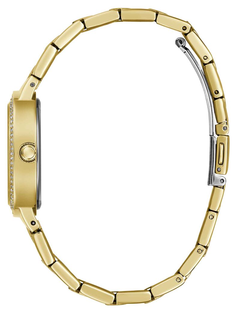 Gold-Tone Rose Analog Watch