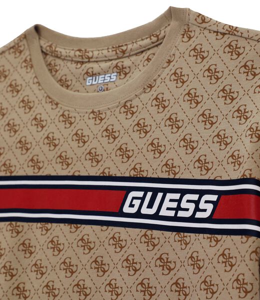 4G logo print stretch t-shirt