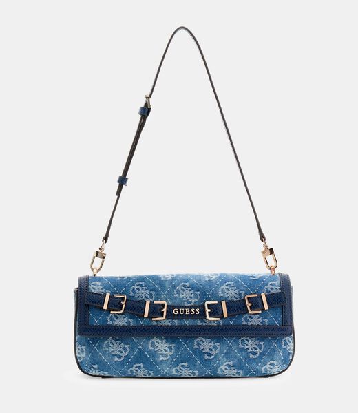 Dovie Denim Shoulder  Bag