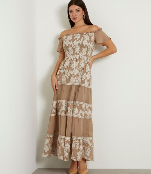 Embroidered long dress