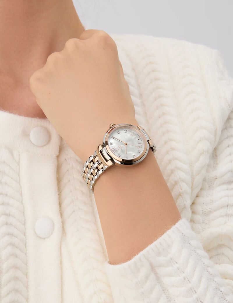 Gc Allure dual tone metal watch