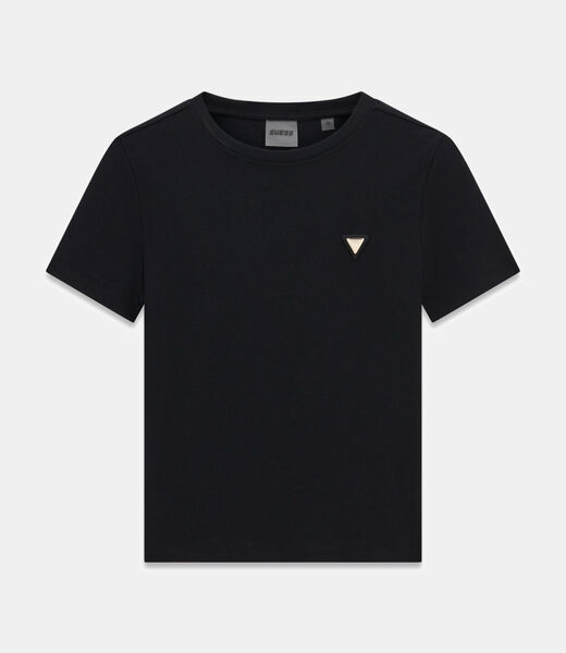 Triangle logo stretch t-shirt