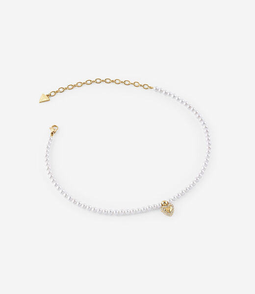 12-16" pave heart chocker