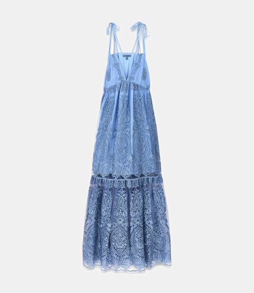 Embroidered maxi dress