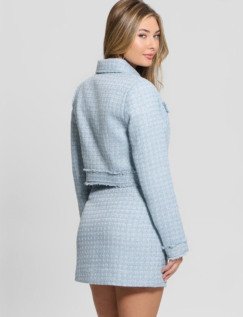 Cropped tweed jacket