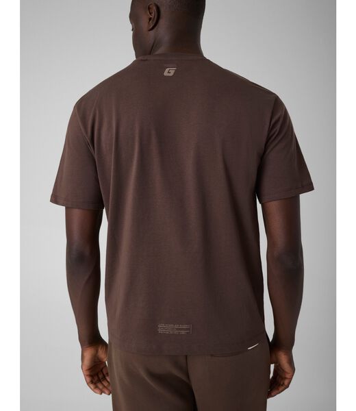 guess triangle logo t shirt