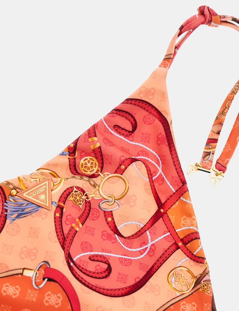 Printed bikini bottoms