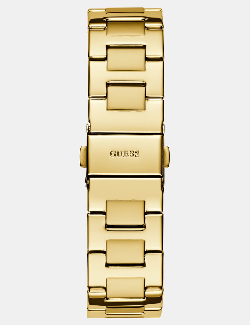Ladies Gold Tone Multi-function Watch