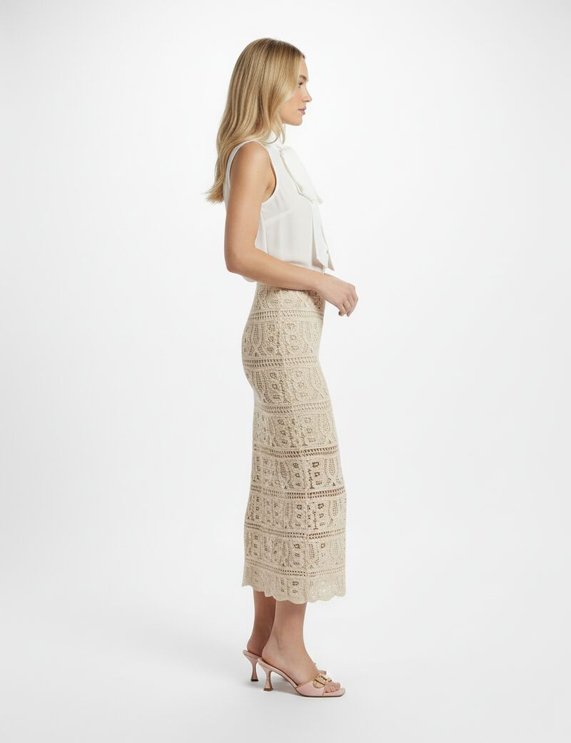 Octavia long sweater skirt