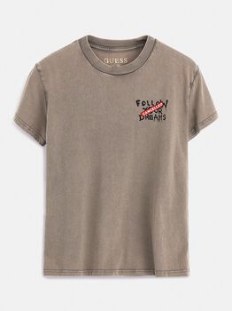 Back Graffiti Print T-Shirt