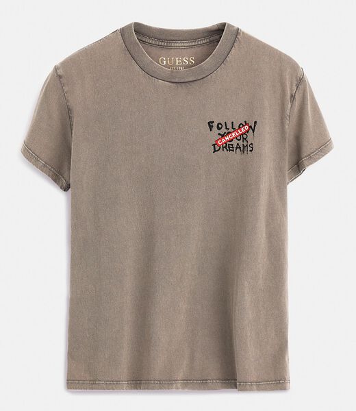 Back Graffiti Print T-Shirt