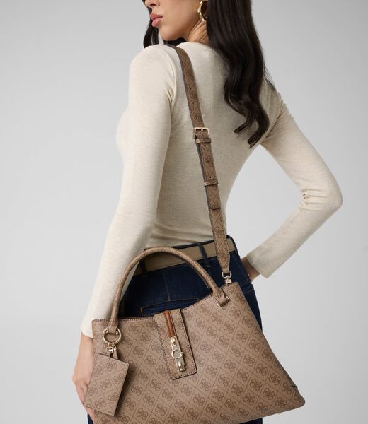 guess yvonne logo tote bag