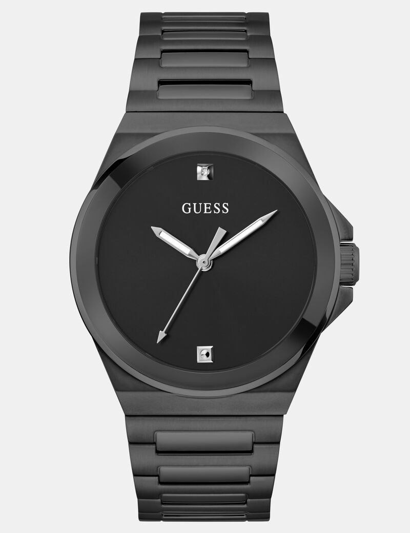 Mens Black Analog Watch