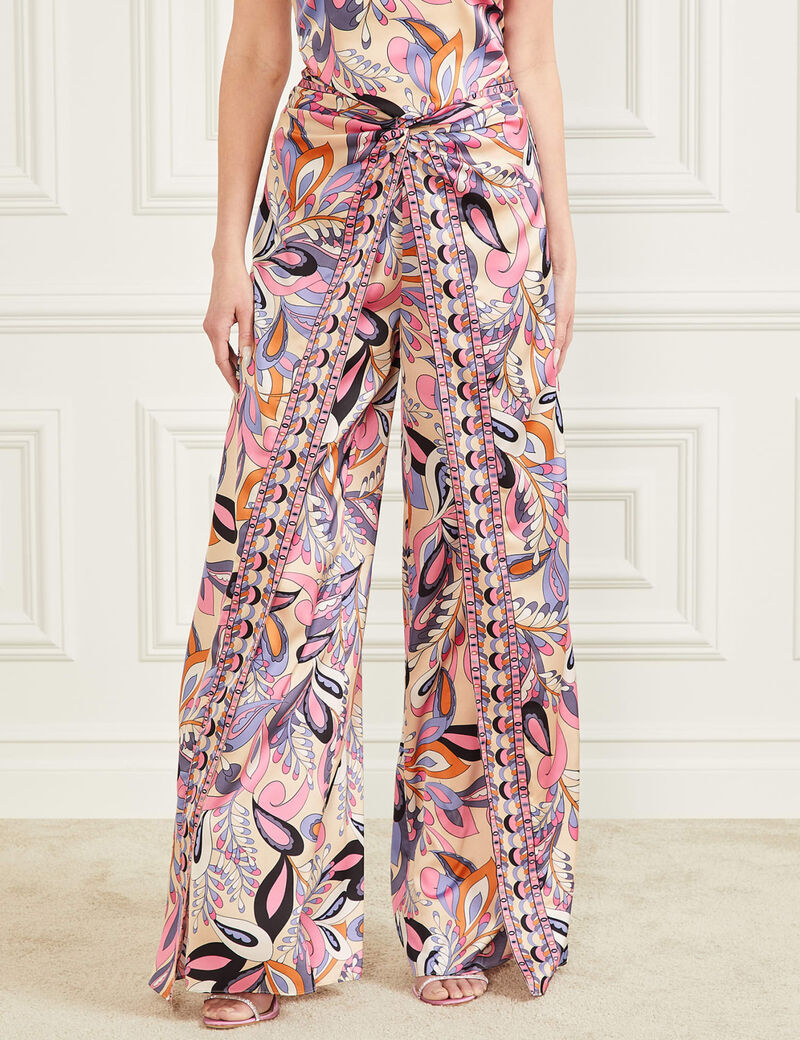 Marciano all over print wrap pant