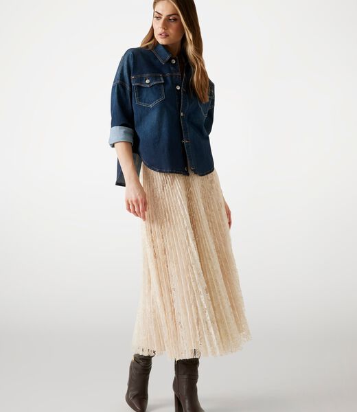 Lace long skirt