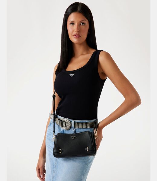 Rosalba Saffiano Mini Crossbody Bag