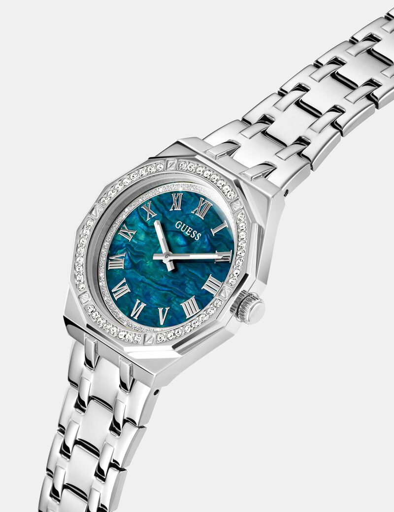 Ladies Silver Tone Analog Watch