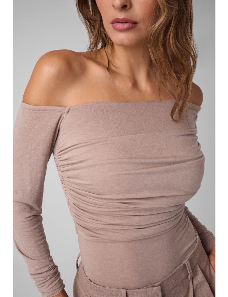 guess leonie asymetric drapery body