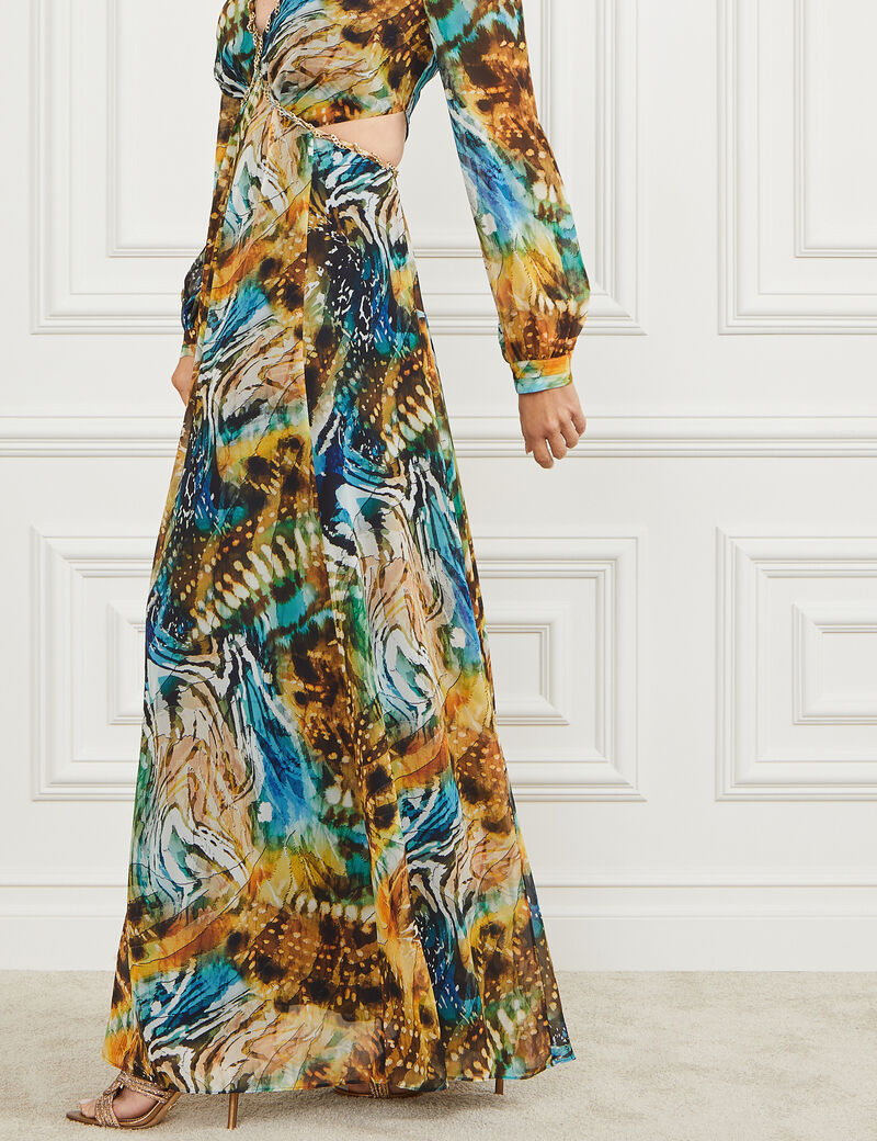 Marciano All Over Print Long Dress