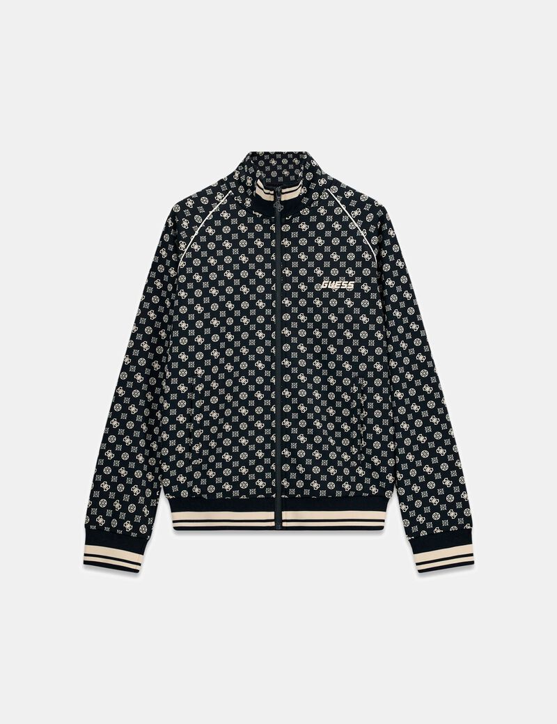Full zip scuba sweatshirt