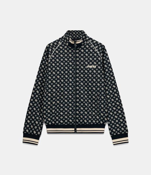 Full zip scuba sweatshirt