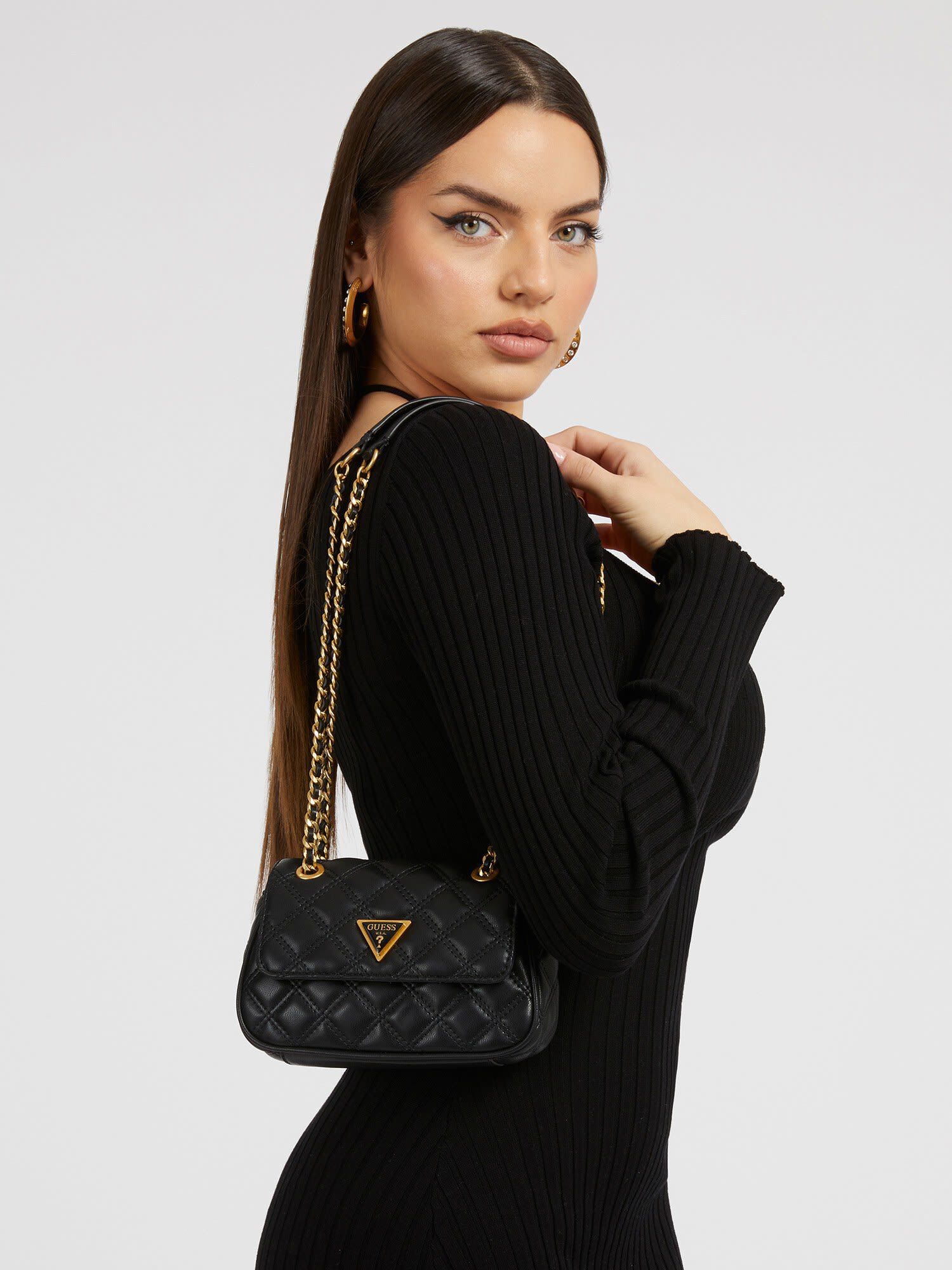 Guess kaylee quilted mini crossbody deals