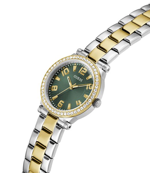 2-Tone Quartz Analog Stainless Steel Watch