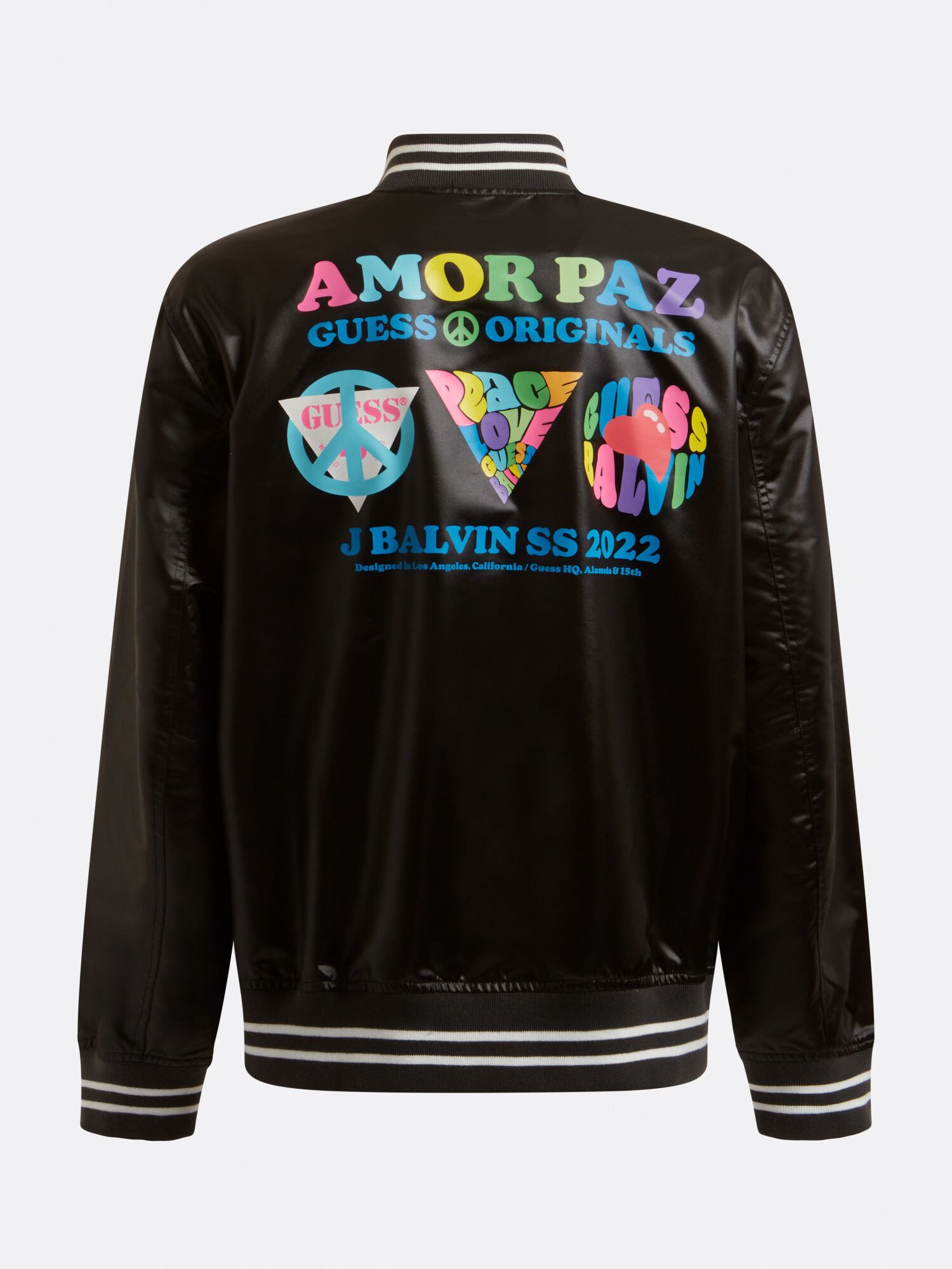Shop GUESS Online J Balvin Front Logo Jacket