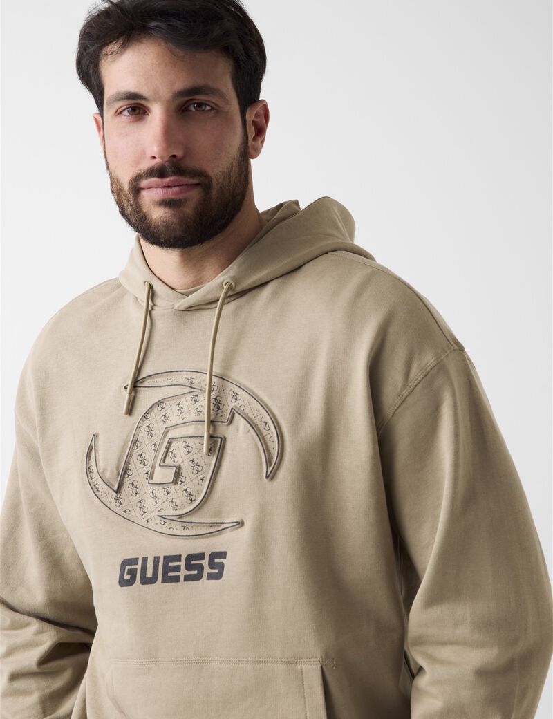 Front logo hoodie sweatshirt