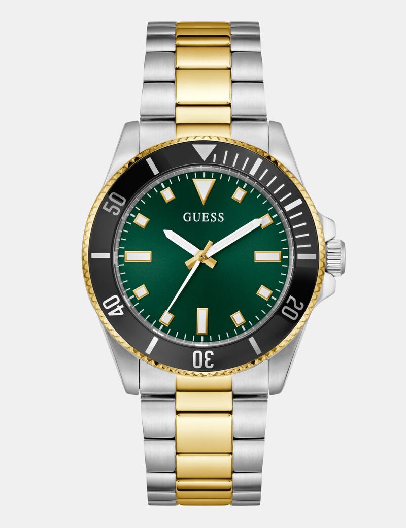 Mens 2-Tone Analog Watch