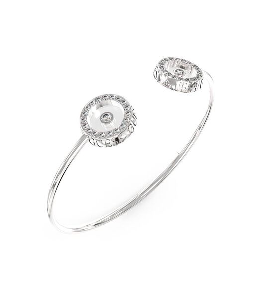 Pave Circle Flexi Bangle