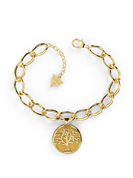20Mm Tree Of Life Big Chain Yellow Gold