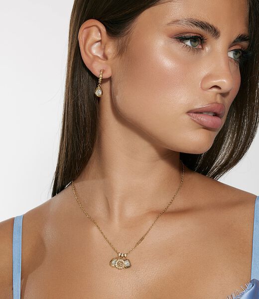 16-18"  3 charm 4G necklace