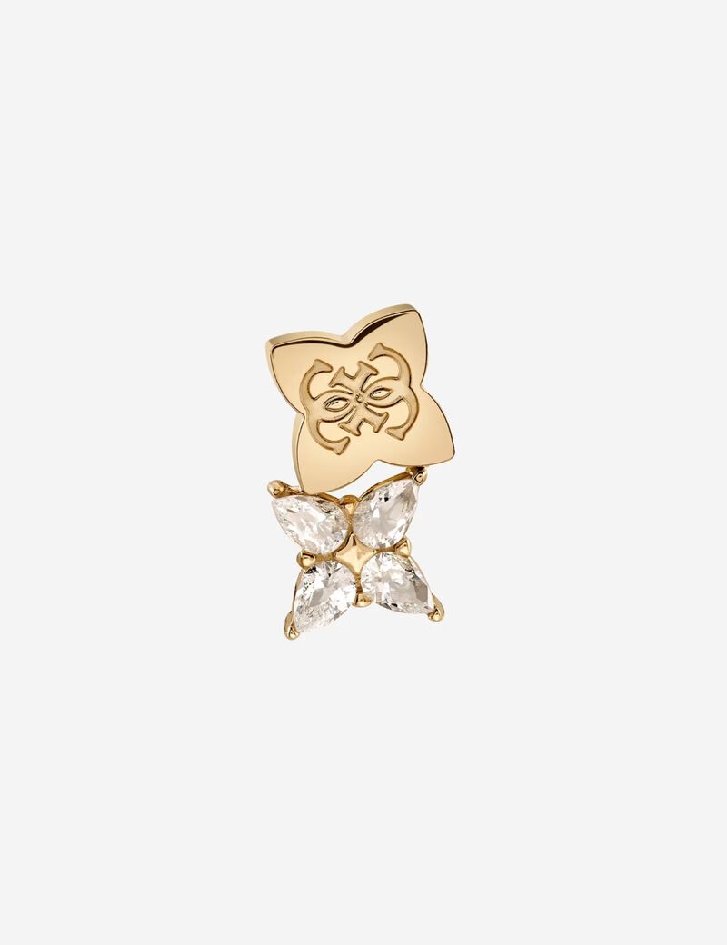 guess wild flower earrings