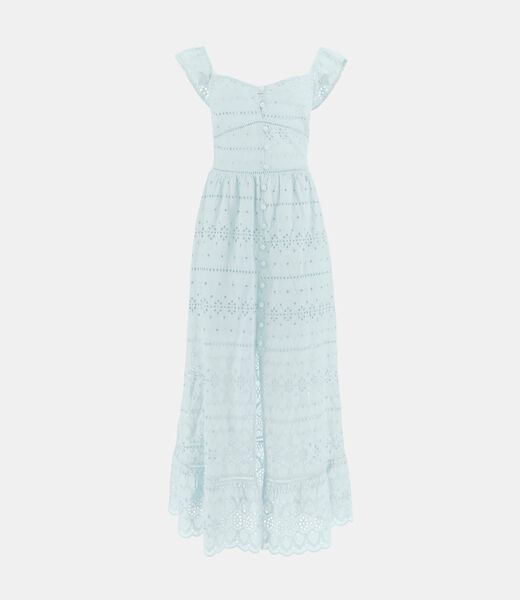 Long broderie anglaise dress