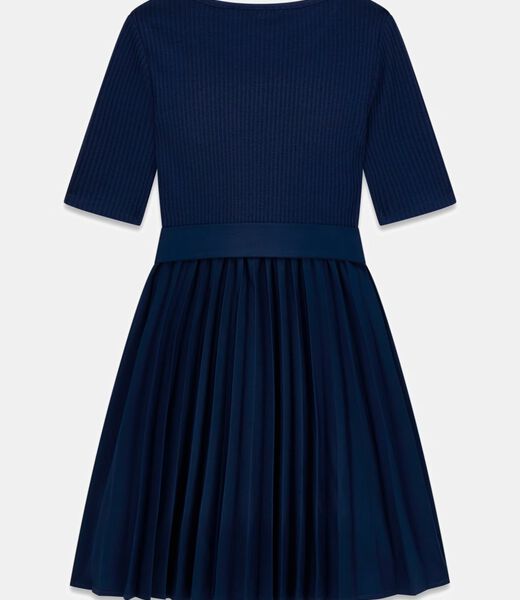 Pleated midi dress