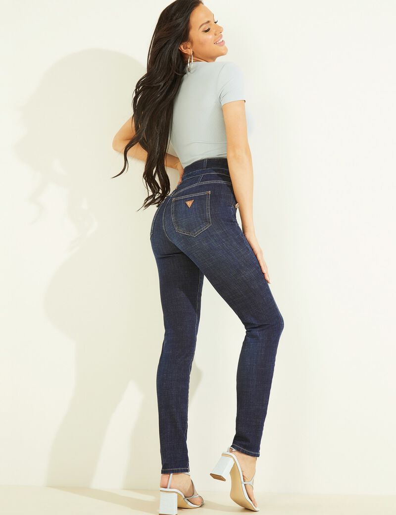 Exposed Buttons Denim Pant