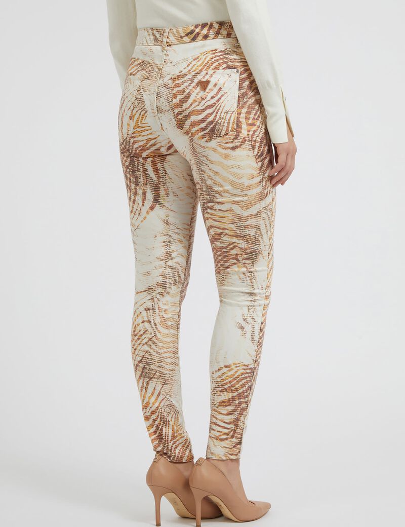All Over Print Skinny Fit Denim Pant