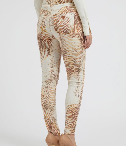 All Over Print Skinny Fit Denim Pant