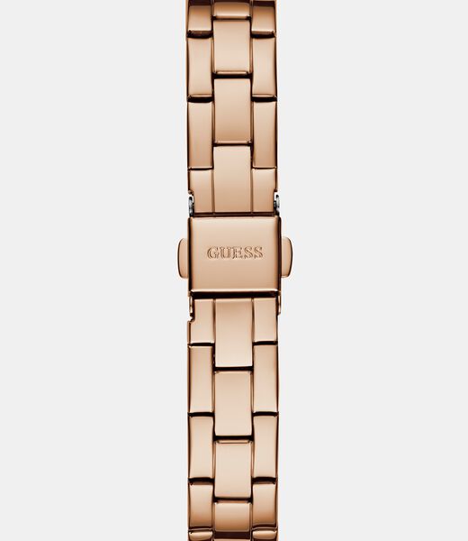Analogue watch with crystal appliqué