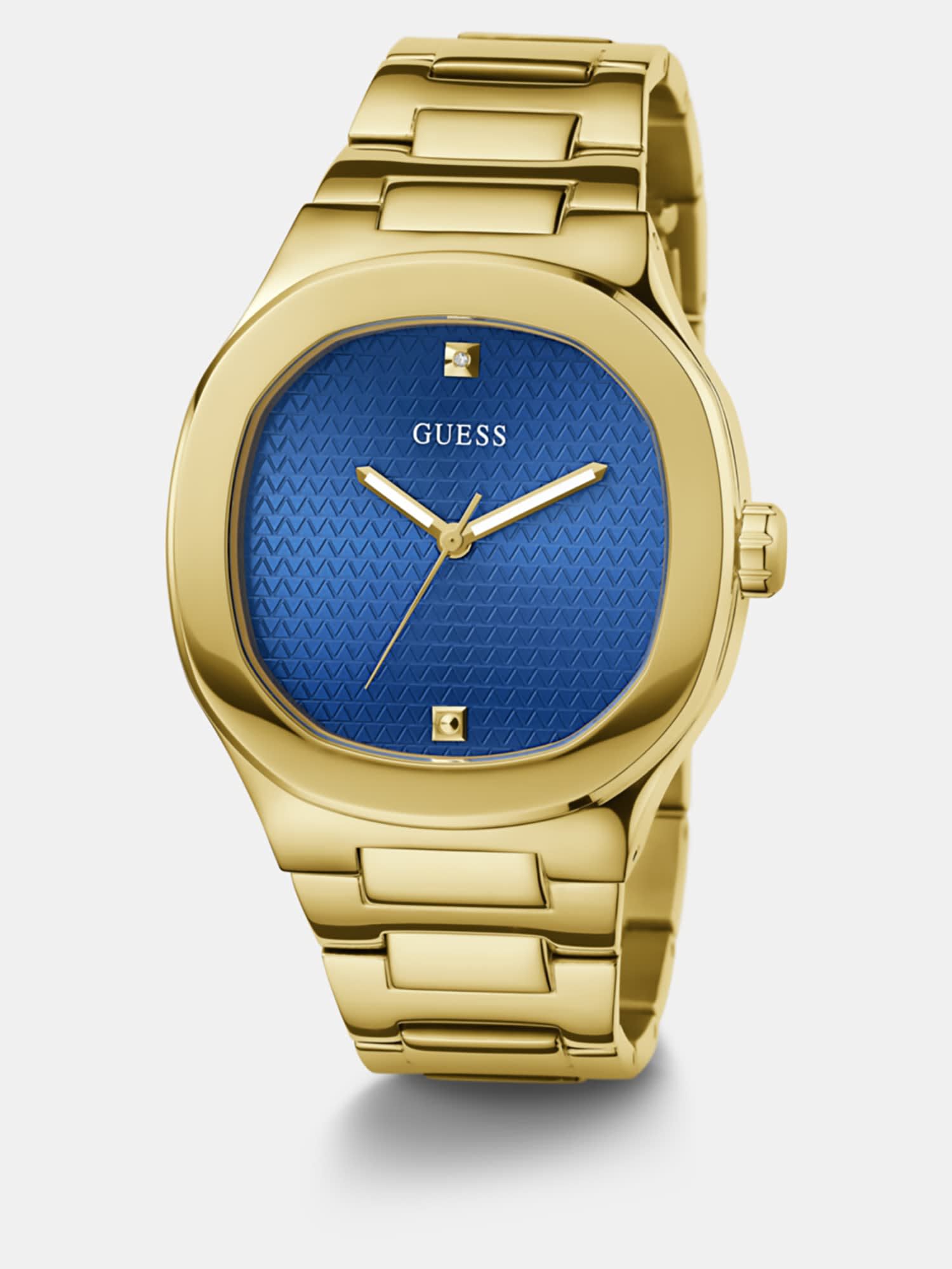 Guess steel watch price shop