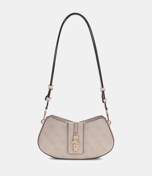 guess yvonne logo mini shoulder bag