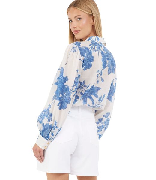 Clara button up top