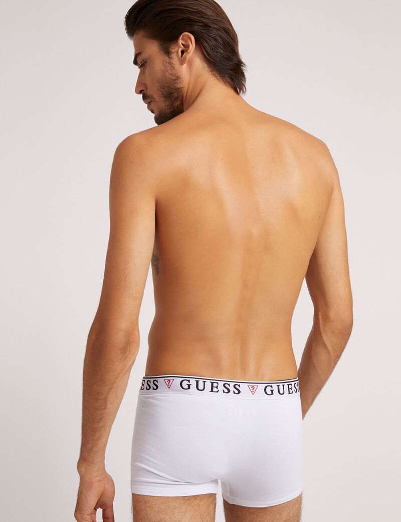 مجموعة من 3 بوكسرات بشريط مع شعار العلامة