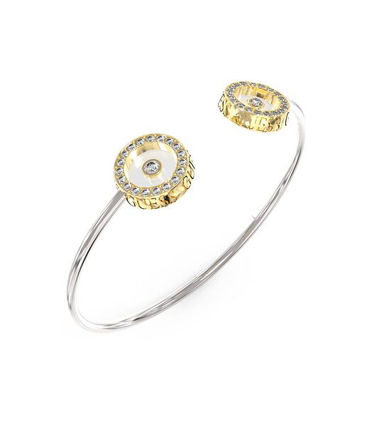 Pave Circle Flexi Bangle