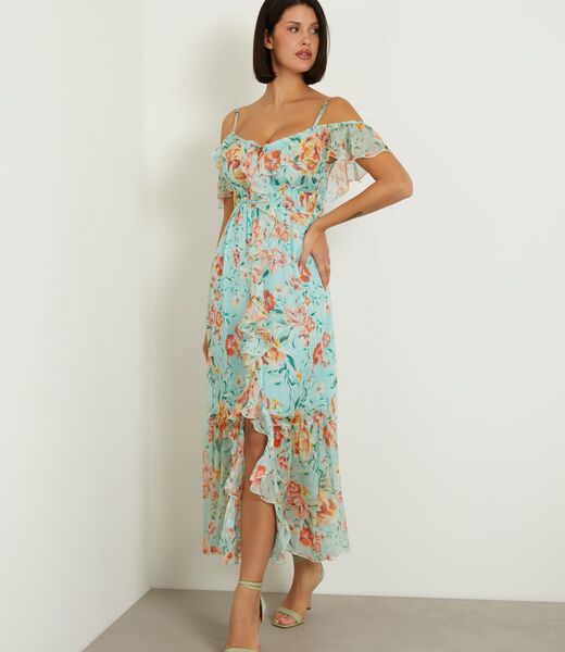 Floral print long dress