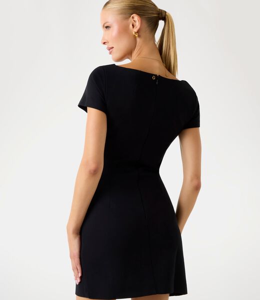 Fit-and-flare mini dress