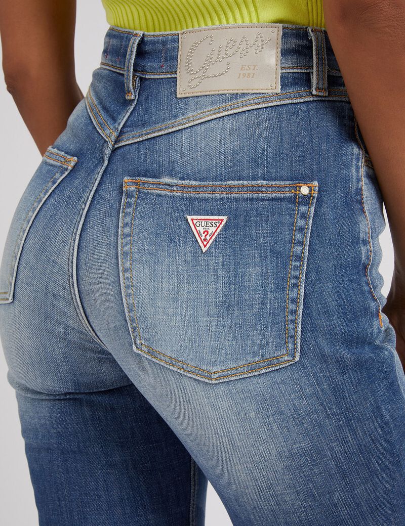 Fit And Flare Denim Pant