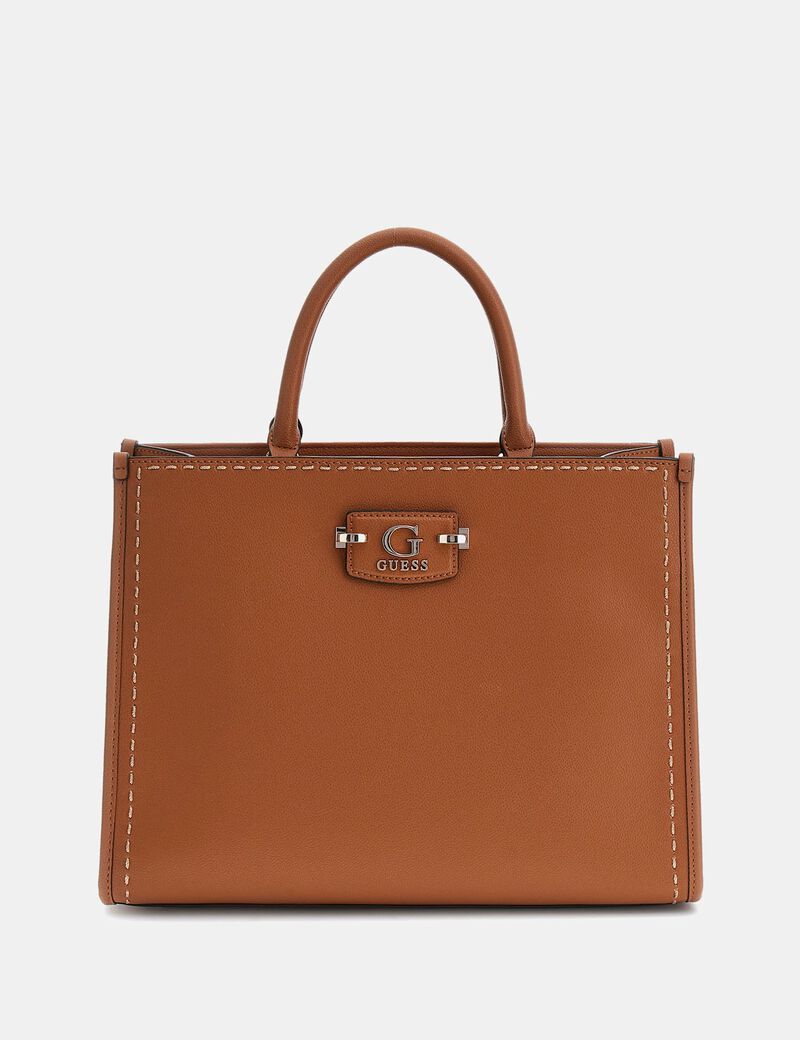Nastra stitch-detail handbag
