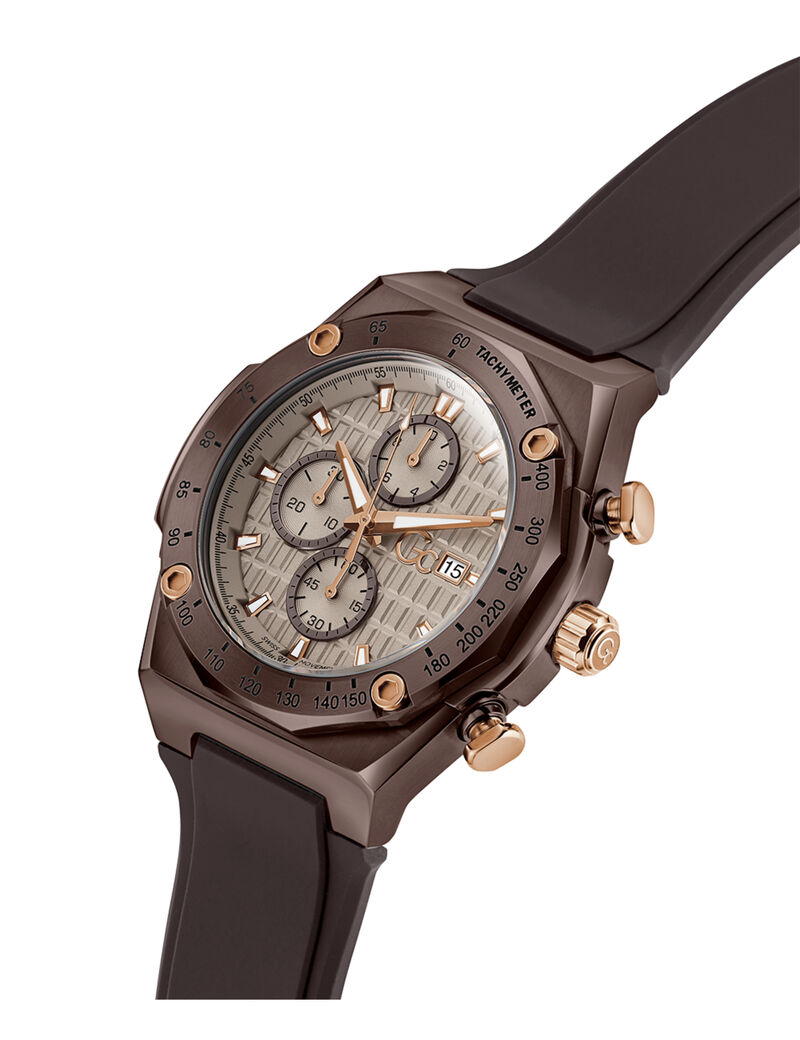 Gc IdolSport chrono silicone watch